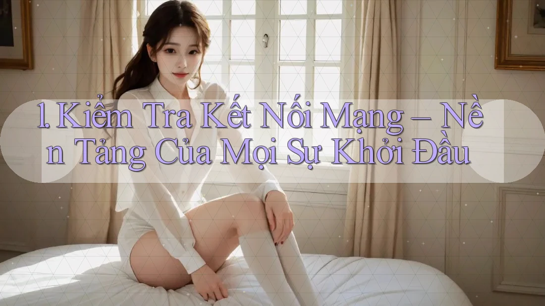 1. Kiểm Tra Kết Nối Mạng – Nền Tảng Của Mọi Sự Khởi Đầu