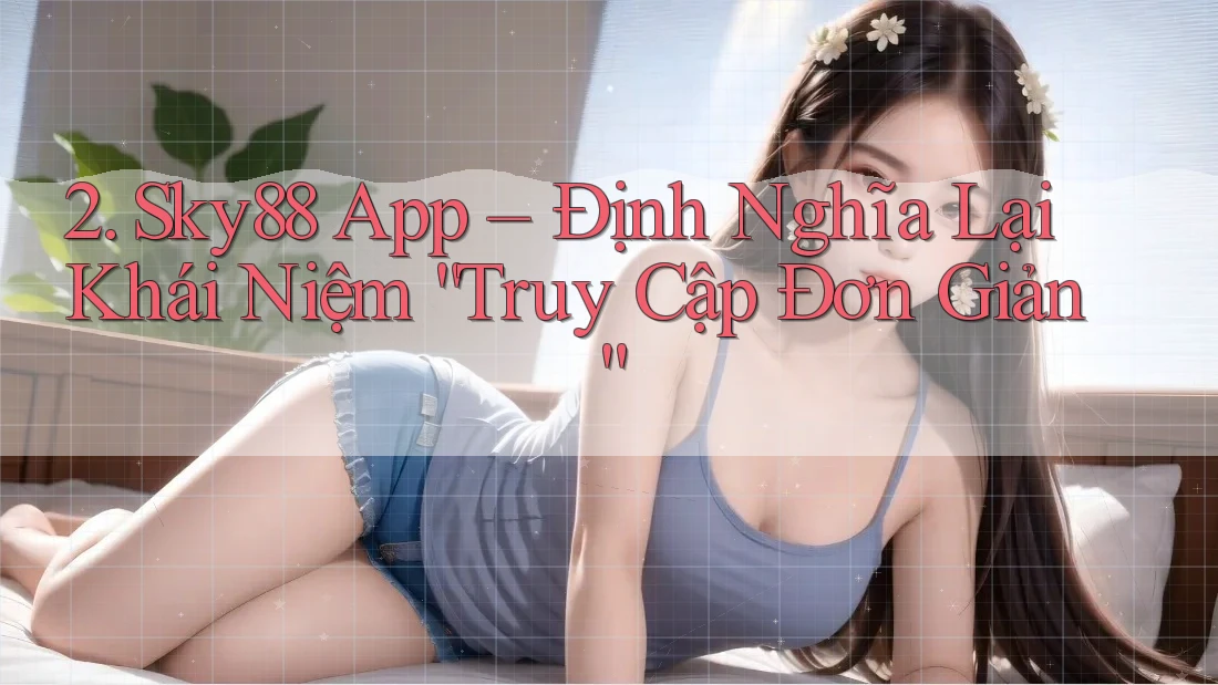 2. Sky88 App – Định Nghĩa Lại Khái Niệm “Truy Cập Đơn Giản”