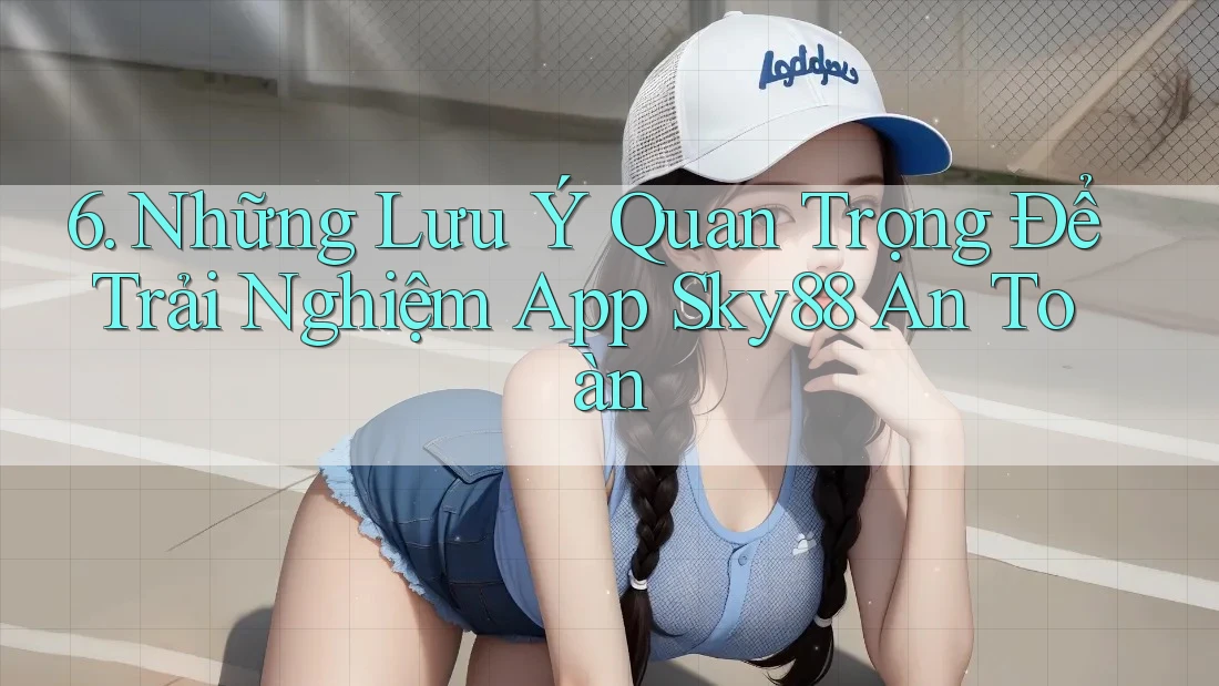 6. Những Lưu Ý Quan Trọng Để Trải Nghiệm App Sky88 An Toàn