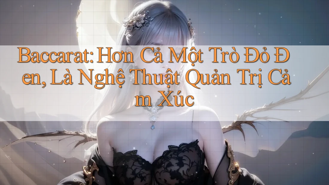Baccarat: Hơn Cả Một Trò Đỏ Đen, Là Nghệ Thuật Quản Trị Cảm Xúc