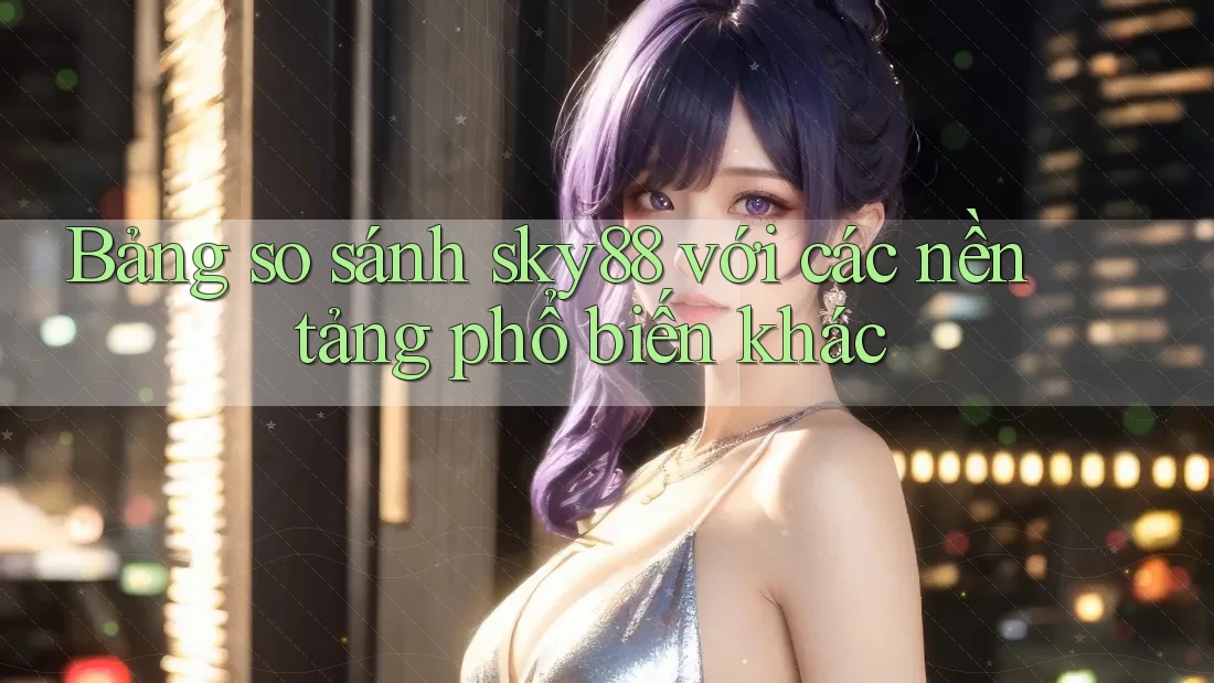 Bảng so sánh sky88 với các nền tảng phổ biến khác