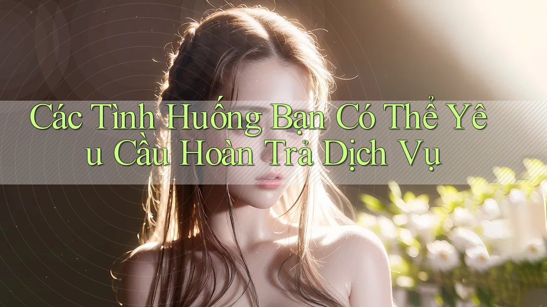 Các Tình Huống Bạn Có Thể Yêu Cầu Hoàn Trả Dịch Vụ Các Tình Huống Bạn Có Thể Yêu Cầu Hoàn Trả Dịch Vụ
