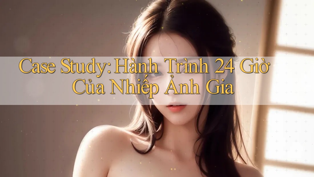 Case Study: Hành Trình 24 Giờ Của Nhiếp Ảnh Gia