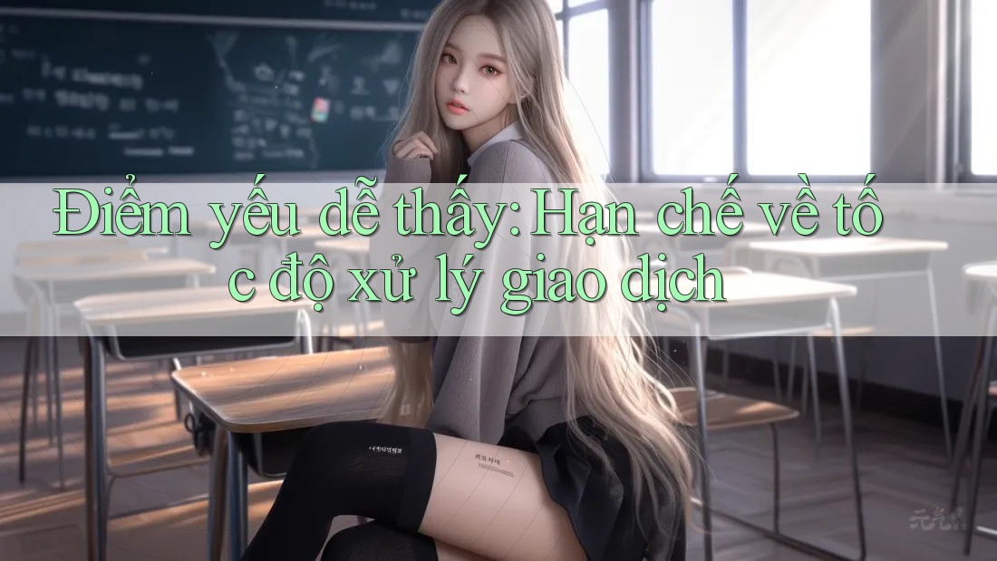 Điểm yếu dễ thấy: Hạn chế về tốc độ xử lý giao dịch Điểm yếu dễ thấy: Hạn chế về tốc độ xử lý giao dịch