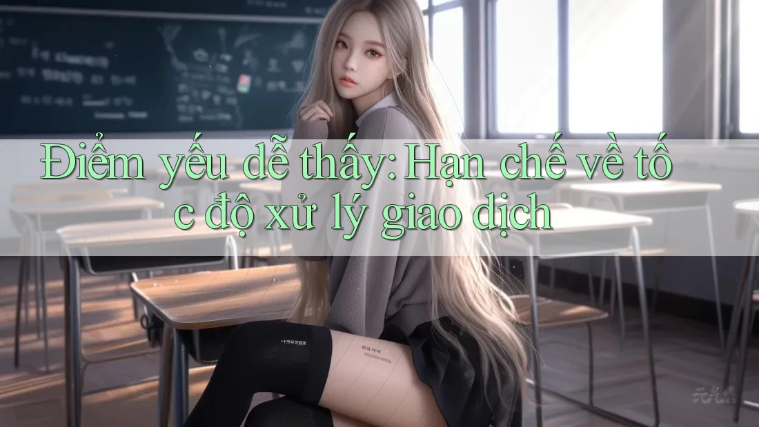 Điểm yếu dễ thấy: Hạn chế về tốc độ xử lý giao dịch