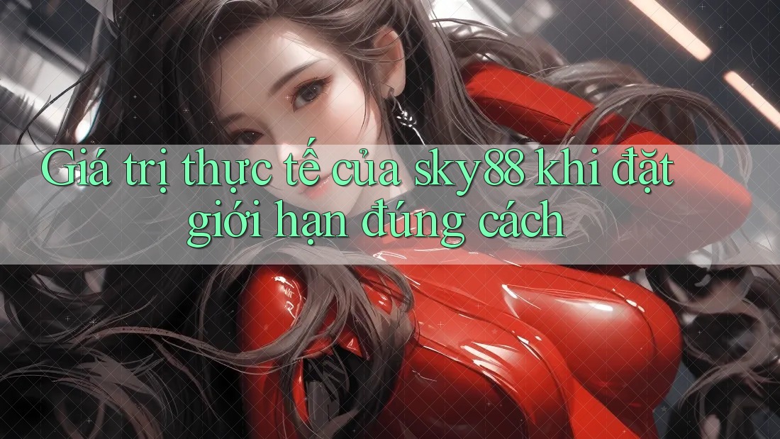 Giá trị thực tế của sky88 khi đặt giới hạn đúng cách