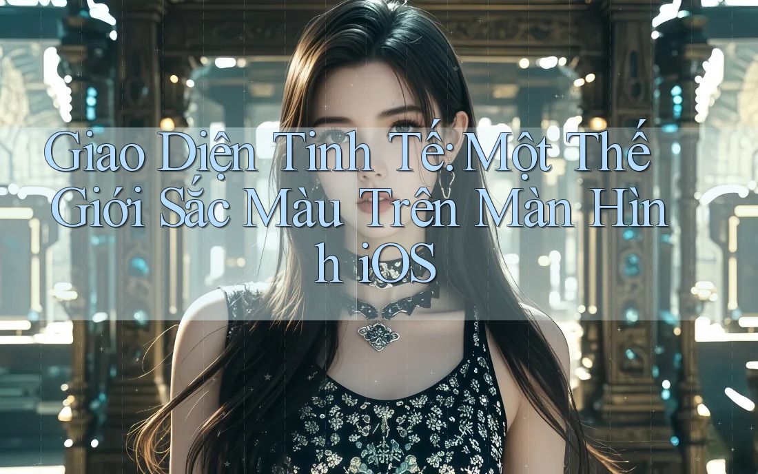 Giao Diện Tinh Tế: Một Thế Giới Sắc Màu Trên Màn Hình iOS