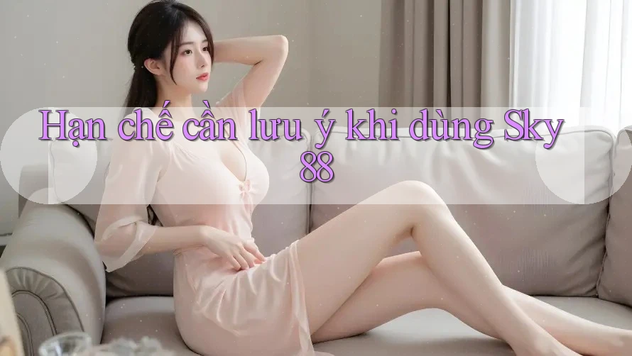 Hạn chế cần lưu ý khi dùng sky88