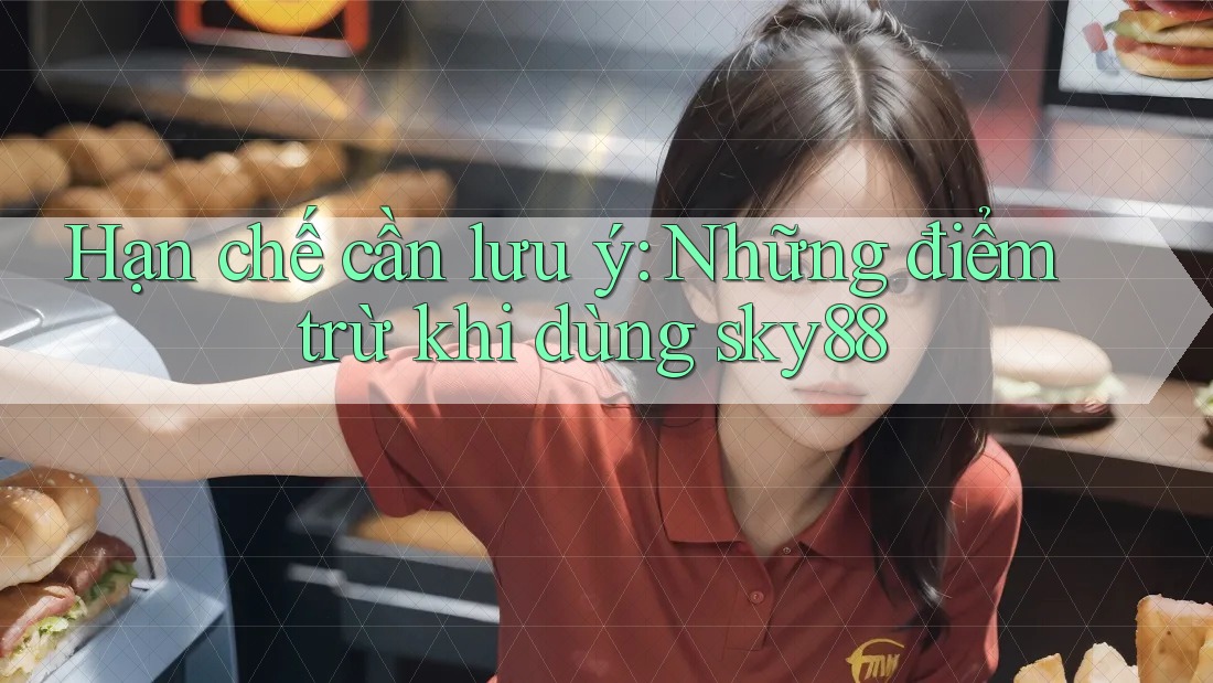 Hạn chế cần lưu ý: Những điểm trừ khi dùng sky88
