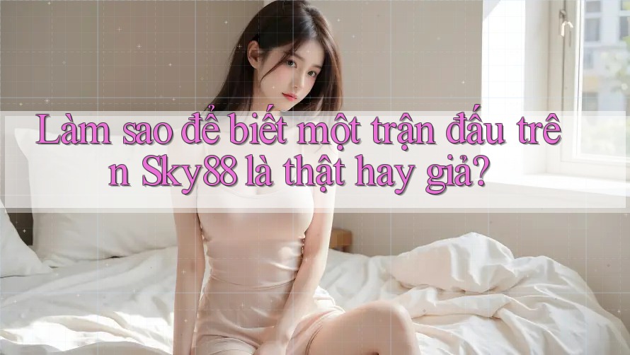 Làm sao để biết một trận đấu trên Sky88 là thật hay giả?