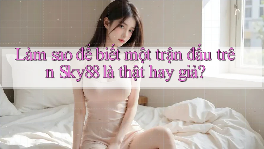Làm sao để biết một trận đấu trên Sky88 là thật hay giả? Làm sao để biết một trận đấu trên Sky88 là thật hay giả?