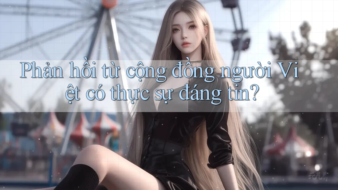 Phản hồi từ cộng đồng người Việt có thực sự đáng tin?