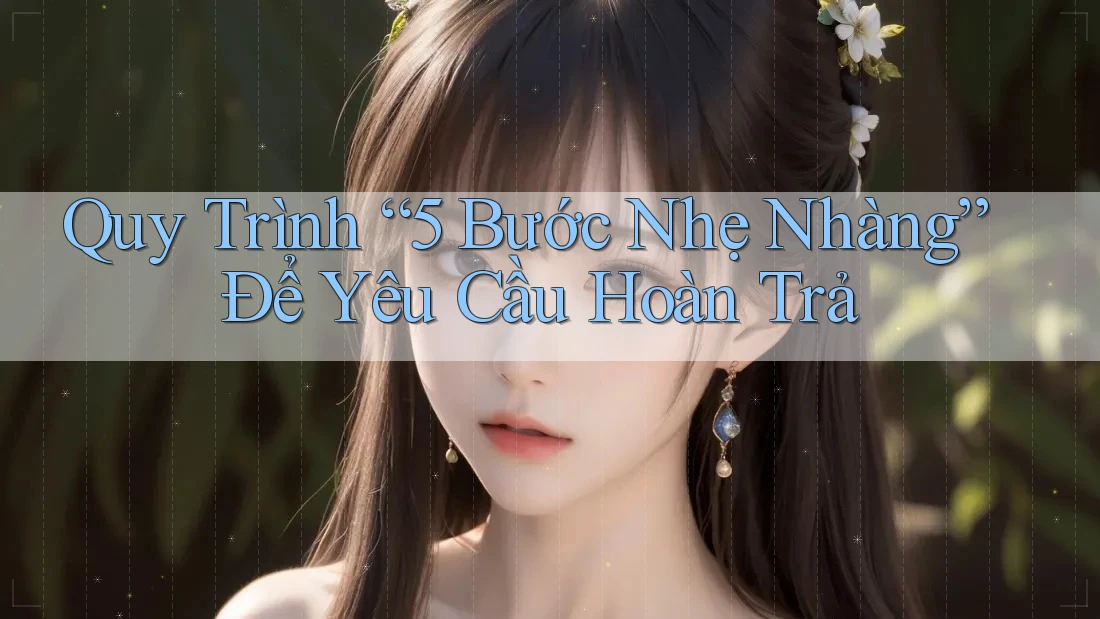 Quy Trình “5 Bước Nhẹ Nhàng” Để Yêu Cầu Hoàn Trả Quy Trình “5 Bước Nhẹ Nhàng” Để Yêu Cầu Hoàn Trả