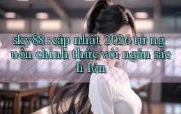 sky88 cập nhật 2026 từ nguồn chính thức với ngân sách lớn