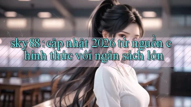 sky88 cập nhật 2026 từ nguồn chính thức với ngân sách lớn