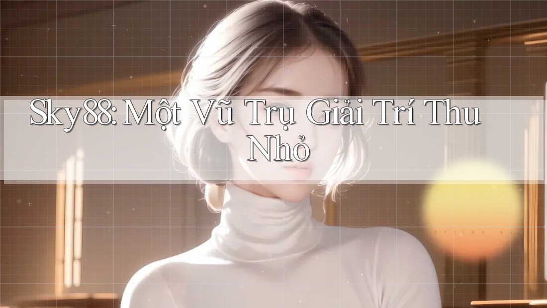 Sky88: Một Vũ Trụ Giải Trí Thu Nhỏ