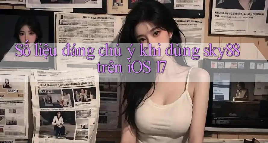 Số liệu đáng chú ý khi dùng sky88 trên iOS 17
