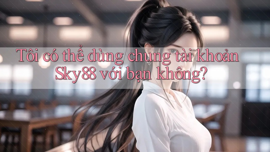 Tôi có thể dùng chung tài khoản Sky88 với bạn không? Tôi có thể dùng chung tài khoản Sky88 với bạn không?