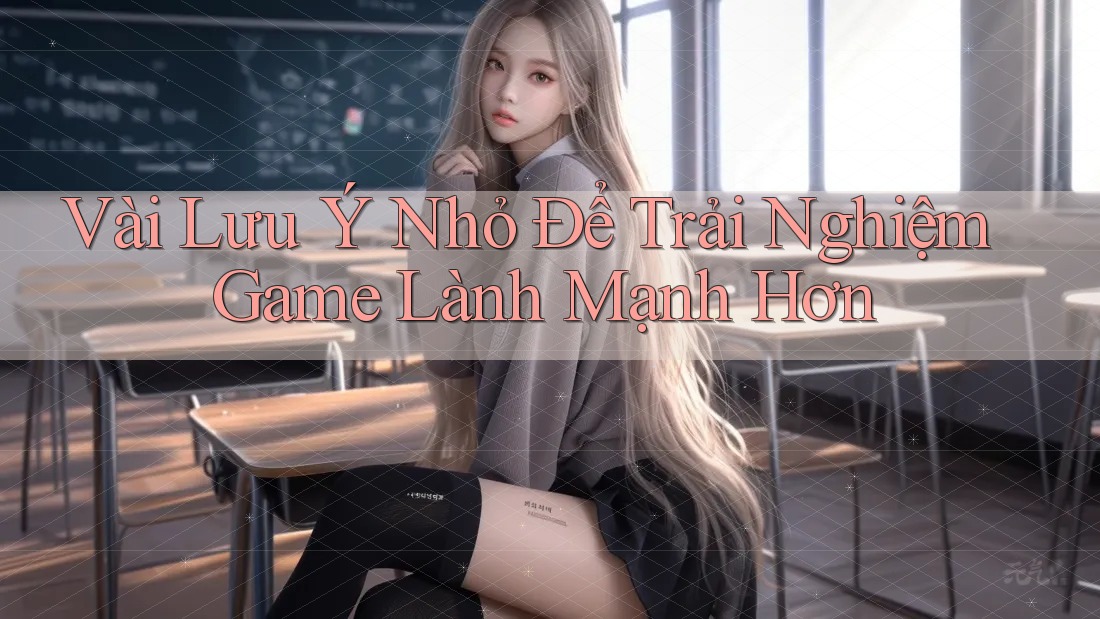 Vài Lưu Ý Nhỏ Để Trải Nghiệm Game Lành Mạnh Hơn