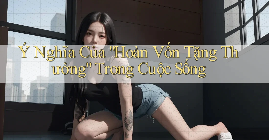 Ý Nghĩa Của “Hoàn Vốn Tặng Thưởng” Trong Cuộc Sống